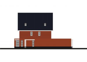 Strakke eigentijdse woning